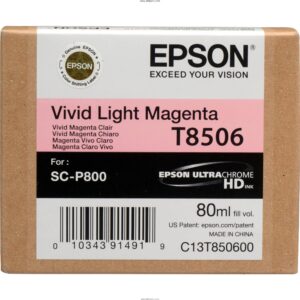 Tinta Epson T85060 Magenta claro Ultrachrome Hd Vivid, 80Ml