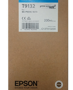 Tinta Epson T913200 Cian   T9132,