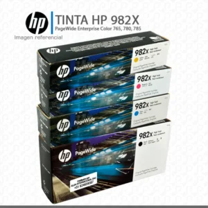 Pack de Tinta HP 982X PageWide Enterprise 765, 780, 785