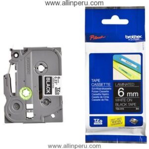 Cinta Brother TZE-315 6 Mm. X 8 M. , Blanco & Negro