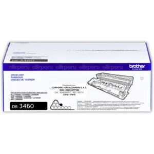 Tambor Brother DR-3460 Negro 50.000 páginas para HL-L5100DN, HL-L6400DW, MFC-L6900DW