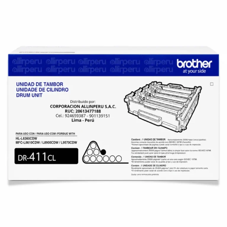 Tambor Brother DR-411CL unidad de imagen original sellada