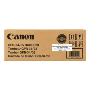 Tambor Canon GPR-34/35 negro original vista frontal