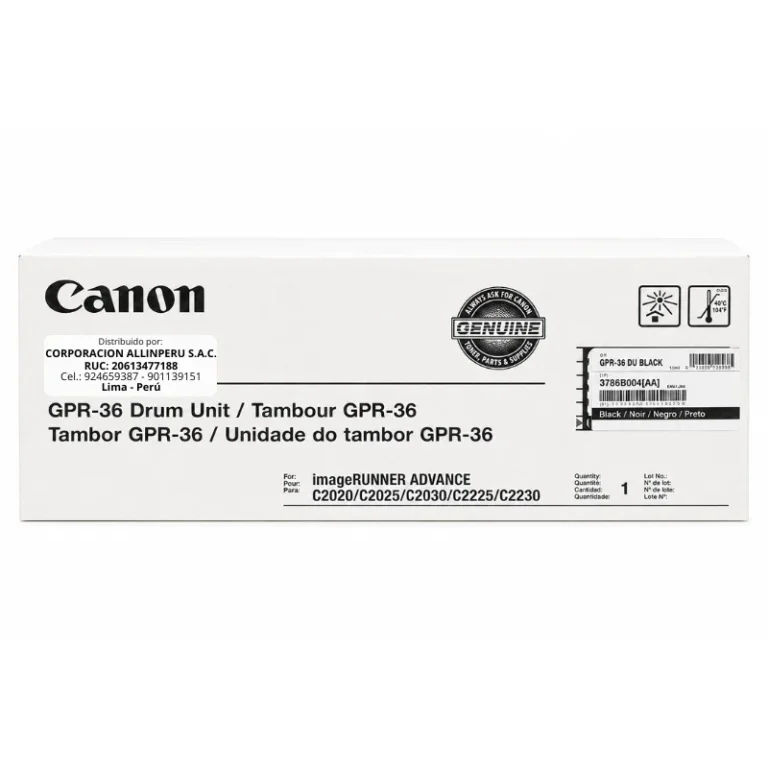 Tambor Canon GPR-36 negro original para imageRUNNER ADVANCE