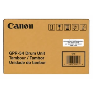 Foto de tambor Canon GPR-54 negro original vista frontal