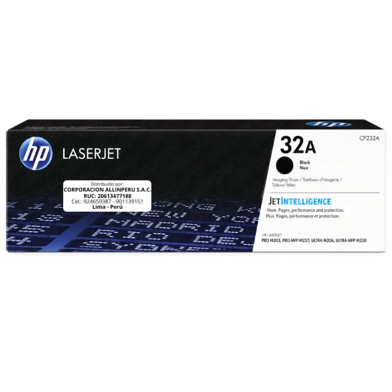 Tambor HP 32A negro CF232A original vista frontal