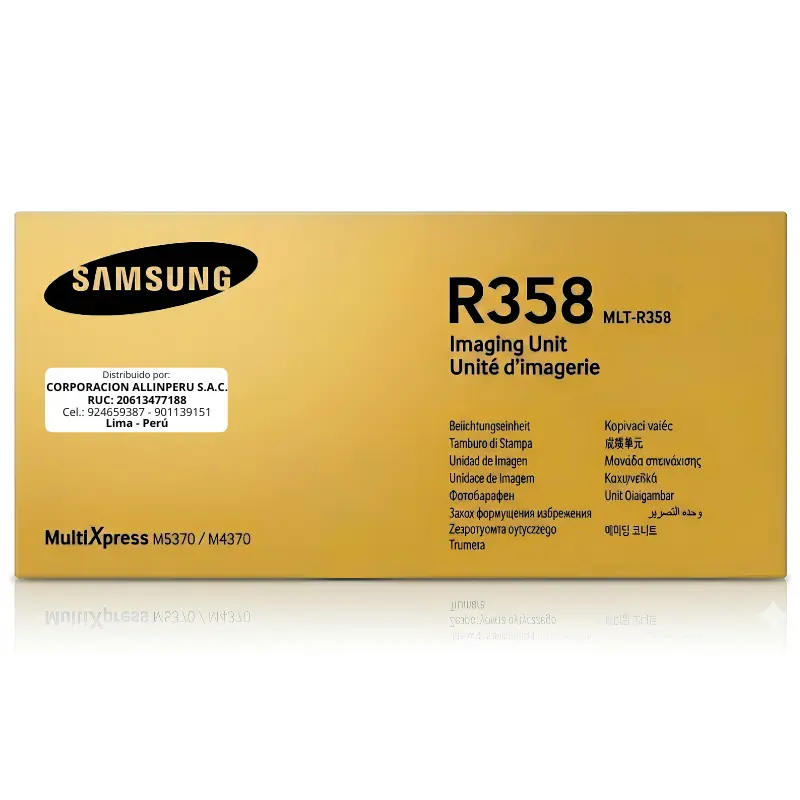 Tambor Samsung MLT-R358 SV167A original negro vista frontal