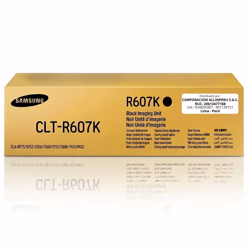 Tambor Samsung MLT-R607K original negro para impresora laser Samsung SCX-8030