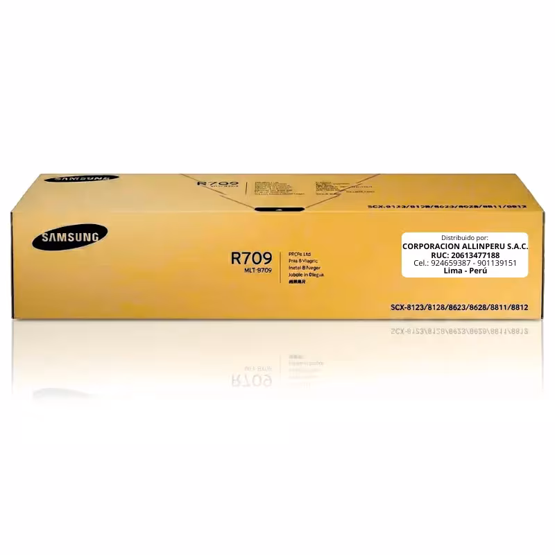Tambor Samsung MLT-R709 negro original SS840A sobre fondo blanco