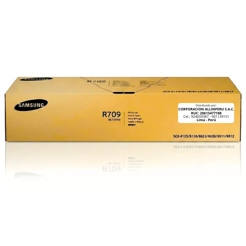 Tambor Samsung MLT-R709 negro original SS840A sobre fondo blanco