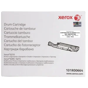 Foto de tambor xerox 101r00664 negro original para impresoras Xerox B205, B210 y B215