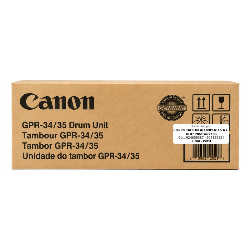 Tambor Canon GPR-34/35 negro original para imageRUNNER 2525 2530