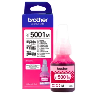Foto de tinta Brother BT-5001M Magenta botella frontal