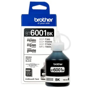 Foto de tinta Brother BT-6001BK Negro botella frontal