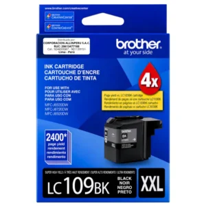 Tinta Brother LC-109BK negro original alto rendimiento