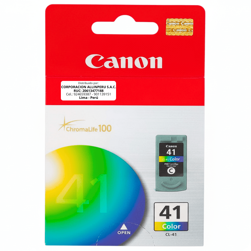 Tinta Canon CL-41 Color Original 12ml 110 páginas