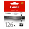 Tinta Canon CLI-126BK Negro cartucho vista frontal 9 ml