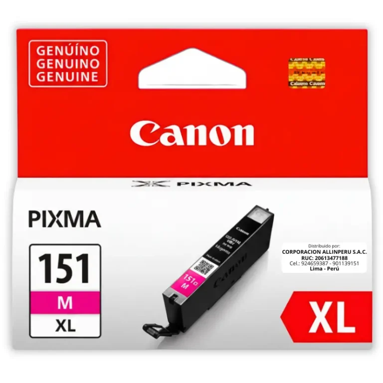 Tinta Canon CLI-151XL Magenta Original Alta Capacidad 690 Páginas