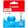 Tinta Canon CLI-221 Cian Original 210 páginas