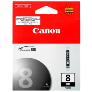 Tinta Canon CLI-8BK Negro Original 300 páginas
