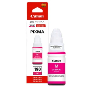 Tinta Canon GI-190M magenta 70ml original botella frontal