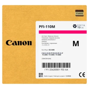 Tinta Canon PFI-110M magenta para TX-2000, TX-3000, TX-2100, TX-3100