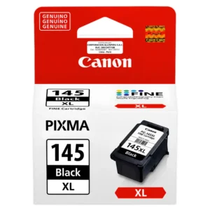 Tinta Canon PG-145XL negro 12ml cartucho original frontal