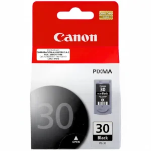 Tinta Canon PG-30 Negro para iP1800, iP1900, MP140, MP190