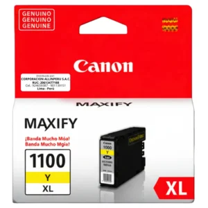 Tinta Canon PGI-1100XL Amarillo Alta Capacidad 25ml
