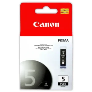 Tinta Canon PGI-5BK Negro IP3300, MP510, MP520, MX700™, IP4500 500 páginas
