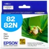 Tinta Epson T082220 cyan original sellada vista frontal