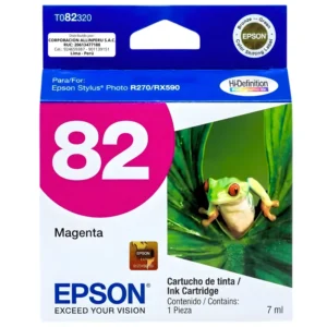 Tinta Epson T082320 magenta original sellada vista frontal
