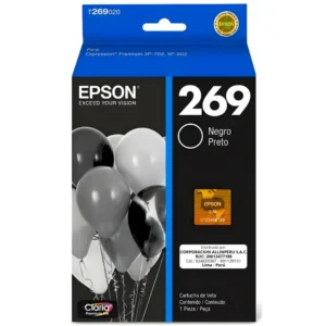 Cartucho tinta Epson T269020-AL Negro vista frontal sellado de fábrica