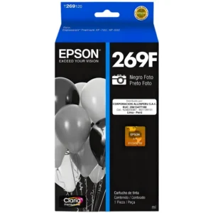 Cartucho de tinta Epson T269120-AL Negro Photo vista frontal sellado de fábrica
