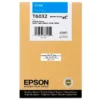 Foto de cartucho Epson T603200 Cyan 220ml frontal fondo blanco