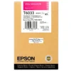 Foto de cartucho Epson T603300 Magenta 220ml frontal fondo blanco