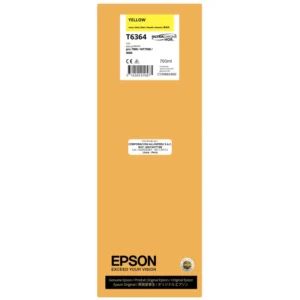 Tinta Epson T636400 Yellow 700ml original sellada de fábrica