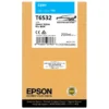 Foto de tinta Epson T653200 Cyan 200 ml botella original sellada vista frontal