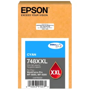 Tinta Epson T748XXL220 cyan original DURABrite Pro 69 ml sellada de fábrica