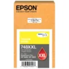 Cartucho de tinta Epson T748XXL420 Amarillo original sellado de fábrica