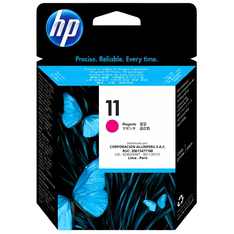 Tinta HP 11 Magenta C4837A Foto de tinta HP 11 magenta C4837A original AllinPerú