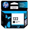 Tinta HP 122 Negro CH561HL original vista frontal del cartucho