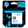 Tinta HP 28 Tricolor C8728AL cartucho original frontal