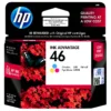 Tinta HP 46 tricolor CZ638AL vista frontal del empaque original