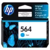 Tinta HP 564 cian CB318WL cartucho original de frente