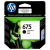 Tinta HP 675 negro CN690AL cartucho original frontal