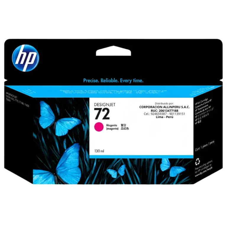 Tinta HP 72 magenta C9372A 130ml caja original