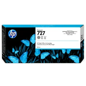 Foto de tinta HP 727 gris 300ml código F9J80A original