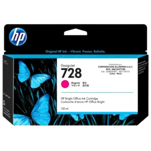 Foto de tinta HP 728 magenta F9J66A 130ml original