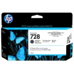 Foto de tinta HP 728 negro mate 3WX25A 130ml original